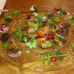 御影 ジュエンヌ - ２０１４年２月　野菜畑と海の幸の一皿