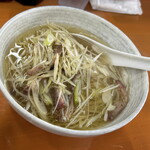 金糸細麺 彩 - ネギチャーシュー麺