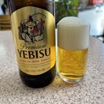 楽天食堂 - えびすビール大瓶