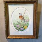 カフェ はなな - ホオジロの絵