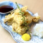 Oita specialty: Satsuma Junran chicken tempura
