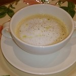 御影 ジュエンヌ - ２０１４年２月　白人参のスープ　カプチーノ仕立て