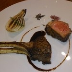 御影 ジュエンヌ - ２０１４年２月　オーストラリア産仔羊背肉炭火焼き