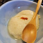 純手打ち十割そば 蕎澤 - 自家製おぼろ豆腐。