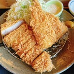 Tonkatsu Tonkyuu - やまと豚&アジフライ定食　2354円税込