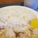 COTE CAFE - ご飯のアップ、大盛りかな？