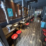 ホルモン焼肉 磊キ - 店内❗️