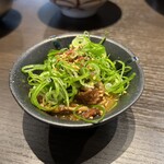 ホルモン焼肉 磊キ - 小鉢、牛すじ(ホルモン)煮込み❗️