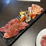 Horumon Yakiniku Raiki - はらみ&焼き野菜&丹波高原豚バラ❗️
