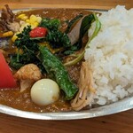 Kare No Mise Pu-San - 野菜チキン(プチ３)：1450円