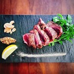 Kunsei Teppanyaki Kurafuto Biru Moku - 鉄板焼　特選馬肉ステーキ　赤身　