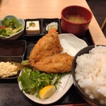 sengyokikambou - アジフライ定食