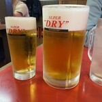 Suikoukaku - 生中、メガ生ビール、レモンサワー