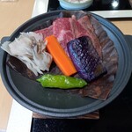 料亭雲静庵 - 牛肉朴葉焼き