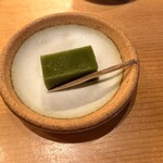 鮨屋のうおきん - ラストの抹茶羊羹