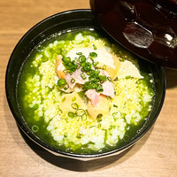 宇治抹茶のお茶漬け