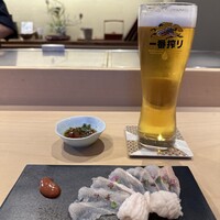 おきむら家 - 穴子をお刺身でいただけたのは感動的でした。