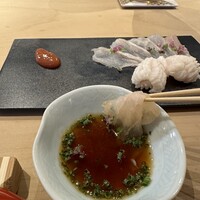 おきむら家 - ポン酢と梅肉との相性抜群です