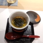 鮨アカデミー樹 - 海苔の茶碗蒸し