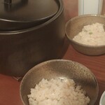波華楼 - ２人で最後まで土鍋に食らいつき〜(笑)❤ひと粒残らず土鍋好きの息子がむさぼり食う〜(笑)www