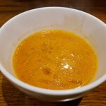 キャトルラパン　神戸三宮 - スープ（海老とトリュフのスープ）