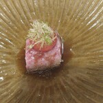 波華楼 - 若狭牛ステーキ〜❤わぁ〜柔らか。口の中で溶けたぁ〜旨い❗ლ(´ڡ`ლ)