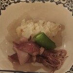 波華楼 - ホタルイカ　新じゃがいもサラダ〜プニプニのホタルイカちゃん、メチャウマ〜❗❤