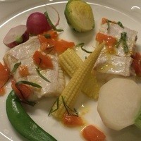 カロッツァ - ヒラメのワイン蒸
