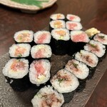 Jisaku Sushi - ネギトロ 梅きゅう ひもきゅう