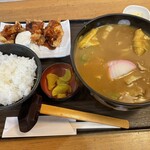 こだわり麺処 かとう - カレーうどん・とり南蛮ご飯セット