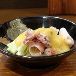 桶家乃隠居 - うどとやりいか酢みそ