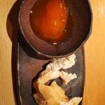 日本酒庵　吟の杜 - 玉子焼の黄身です。