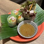 LaLa Chai thaifood & craftbeer - ポピアソット(生春巻き)¥748