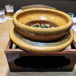 御料理 良所 - 山菜と筍、桜海老ごはん