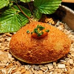 御料理 良所 - 蛤の真薯雲丹ソース