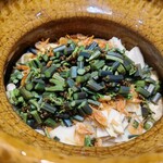 御料理 良所 - 山菜と筍、桜海老ごはん