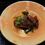 御料理 良所 - 甘鯛の蛍烏賊味噌