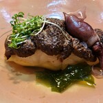 御料理 良所 - 甘鯛の蛍烏賊味噌