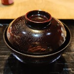 御料理 良所 - 椀に水滴あり！