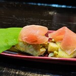 御料理 良所 - 山菜と生ハム