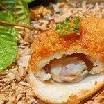 御料理 良所 - 蛤の真薯雲丹ソース