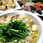 和心和酒庵 銕 - ☆黄金もつ鍋コース☆　　　　　　　松山では珍しい味噌味のもつ鍋です。自慢の逸品です！