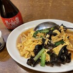 龍峰 - キクラゲと玉子炒め