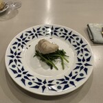 anchoa - アンコウの炭火焼き、ピルピル、セリ