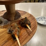 anchoa - アオリイカの白子の鉄板焼き
