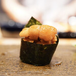 天寿し - 雲丹はロシアと根室のバフン雲丹　大ちゃんの握り