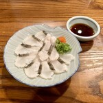 さかな工房　丸万 - 穴子のタタキ