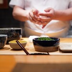 天寿し - 柚子胡椒がこんもり