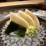 徳ㇵ本也 - 湯がきたての筍　アンティークのお皿