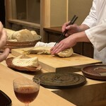 徳ㇵ本也 - 店内に立ち込める湯がきたての筍の良い香り